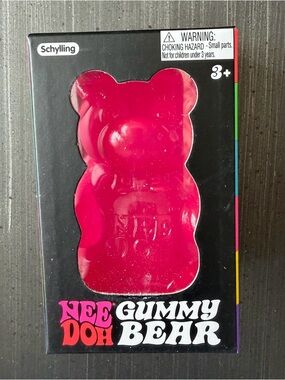 Schylling Nee Doh Gummy Bear Toy - Pink